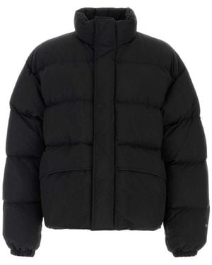 Jil Sander Mock Collar Down Jacket - Black