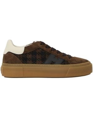 Hogan Logo H705 Sneakers - Brown
