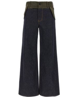 Sacai Denim Jeans - Blue