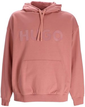 BOSS Logo Hoodie - Pink