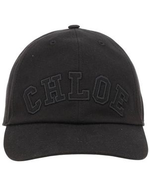Chloé Logo Baseball Cap - Black