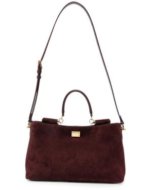 Dolce & Gabbana Vittoria Medium Satchel - Red