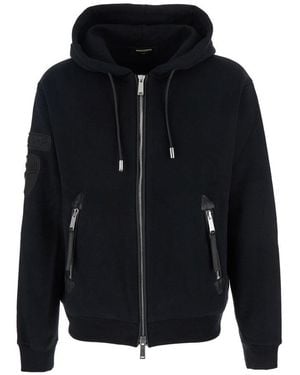 DSquared² Zip-Up Hoodie - Blue