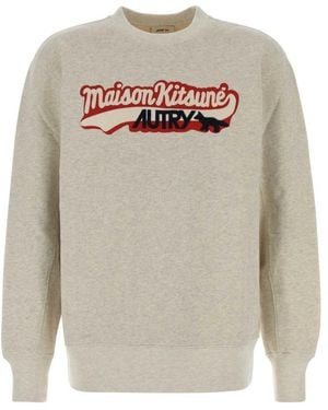 Autry Crew Neck Sweatshirt - Gray