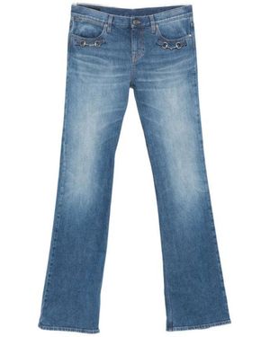 Gucci Bootcut Mid Rise Jeans - Blue