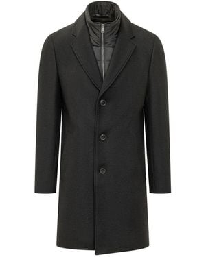 BOSS Regular Trench Coat - Black