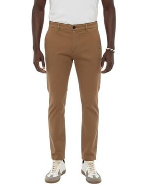Department 5 Slim Solid Pants - Natural