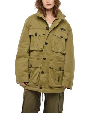 DSquared² Mock Collar Jacket - Green