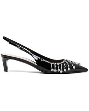 Gucci Crystal Pumps - Black