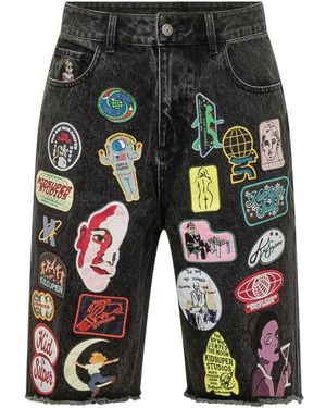 Kidsuper Embellished Shorts - Grey