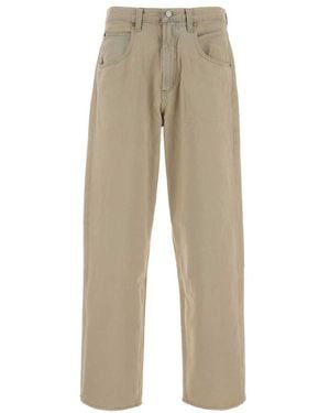 Agolde Mid Rise Jeans - Natural