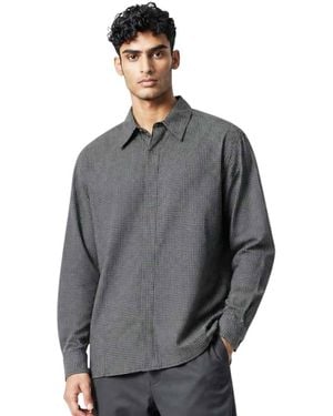 Adererror Regular Check Shirt - Gray