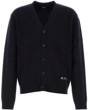 A.P.C. Regular Cardigans - Blue