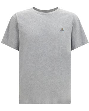 Vivienne Westwood Crew Neck T-Shirt - Gray