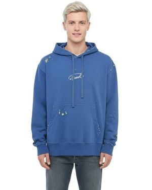 DIESEL Loose Logo Hoodie - Blue