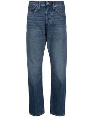 Polo Ralph Lauren High-Waisted Cropped Denim Jeans - Blue