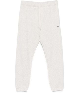Autry Jersey Melange Track Pants - White