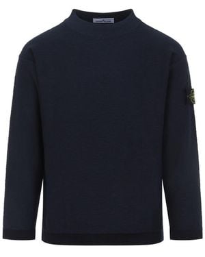 Stone Island Loose Sweater - Blue