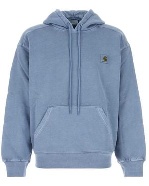 Carhartt Relaxed Logo Hoodie - Blue