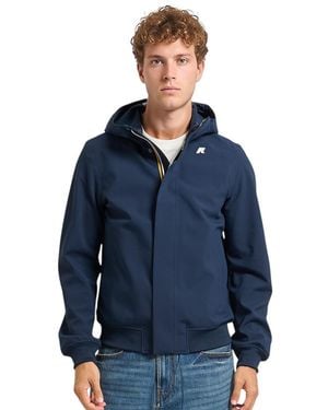 K-Way Slim Hood Jacket - Blue