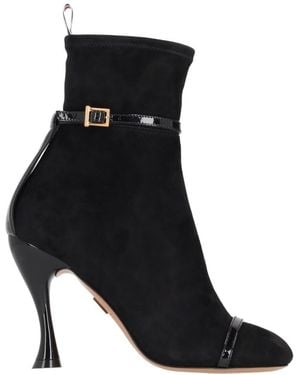 Thom Browne Solid Pointed Toe Boots - Black