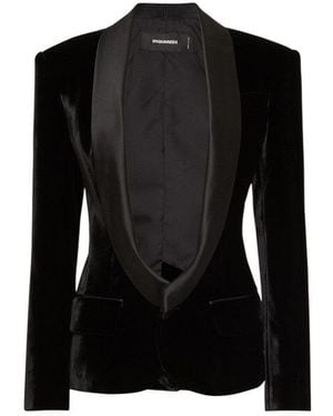 DSquared² Shawl Lapel Blazer - Black