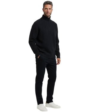 BOSS Half Zip Sweater - Black