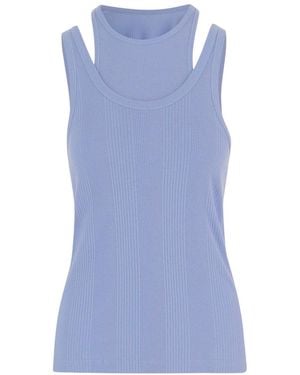ARMARIUM Light Knitted Round Neck Top - Blue