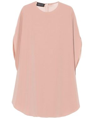 Gianluca Capannolo Split-Sleeve Midi Dress - Pink