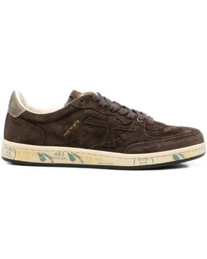 Premiata Lace-Up Sneakers - Brown