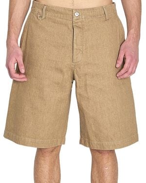 Jacquemus Relaxed Solid Shorts - Natural
