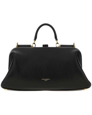 Dolce & Gabbana Grandma Large Satchel - Black