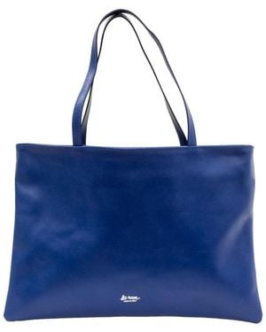 LA ROSE Logo Tote Bag - Blue