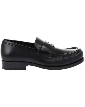 Ferragamo Slip On Loafers - Black
