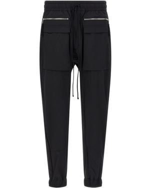 Thom Krom Technical Fabric Sweatpants - Black