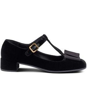 Prada Slip On Pumps - Black