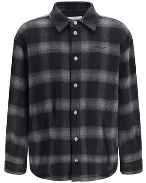Off-White c/o Virgil Abloh Check Shirt Jacket - Black