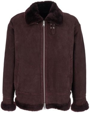 Arma Shirt Collar Jackets - Brown