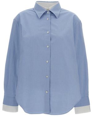 Acne Studios Regular Solid Shirt - Blue