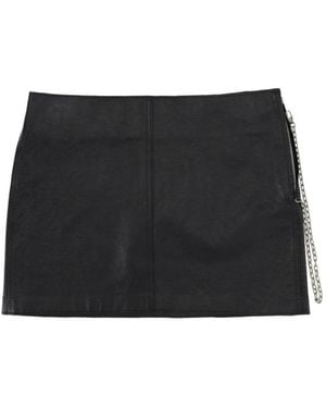 Alexander Wang Solid Mini Skirt - Black