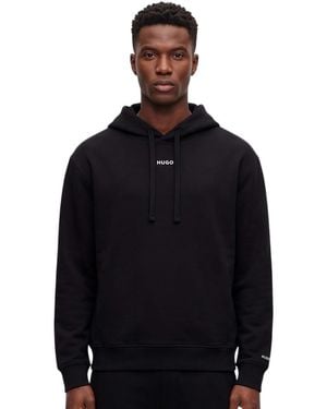 BOSS Solid Hood Sweatshirt - Black