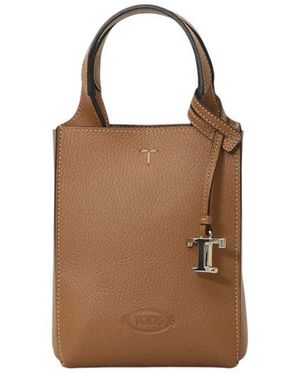 Tod's T Timeless Mini Crossbody Bag - Brown