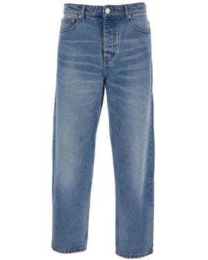 Ami Paris Mid Rise Jeans - Blue