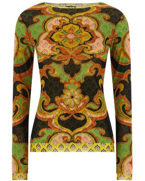 Etro Double-Layer Mesh - Yellow