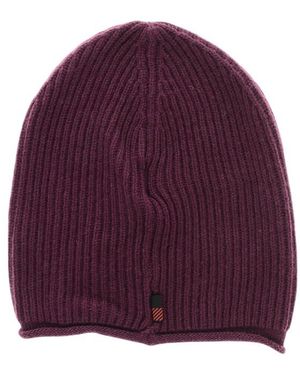 Woolrich Knitted Beanie Cap - Purple