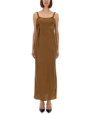 THE GARMENT Square Neck Maxi Dress - Natural