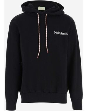 Aries Logo Hoodie - Blue