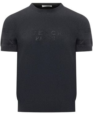 Givenchy Logo Sweaters - Black