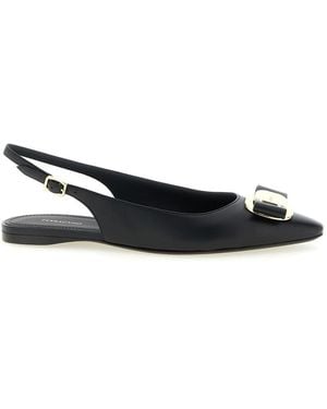 Ferragamo 'Zelmy' Slingback - Black