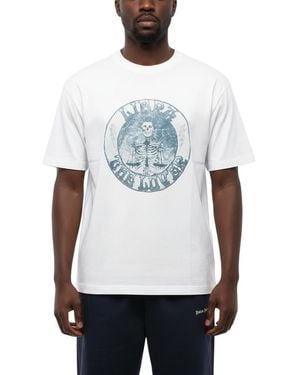 Neil Barrett Graphic Crew Neck T-Shirt - White
